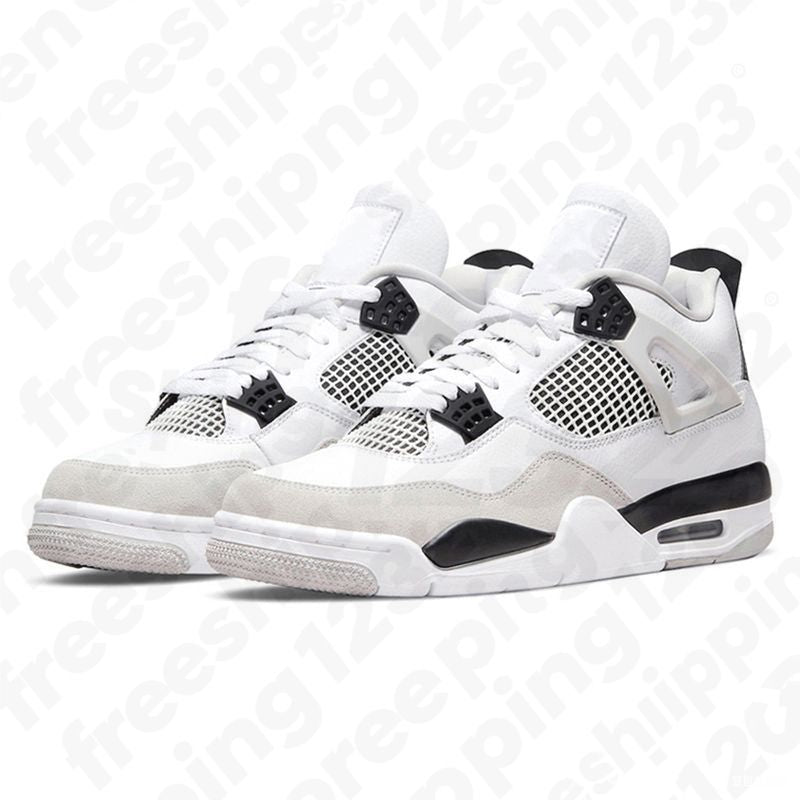 Free Shipping 4S Designer Trainers Basketball Shoes Men Women Forget Me Not Military Black Cat White Cement University Blue Outdoor Sports Outdoor Trainer Sneakers