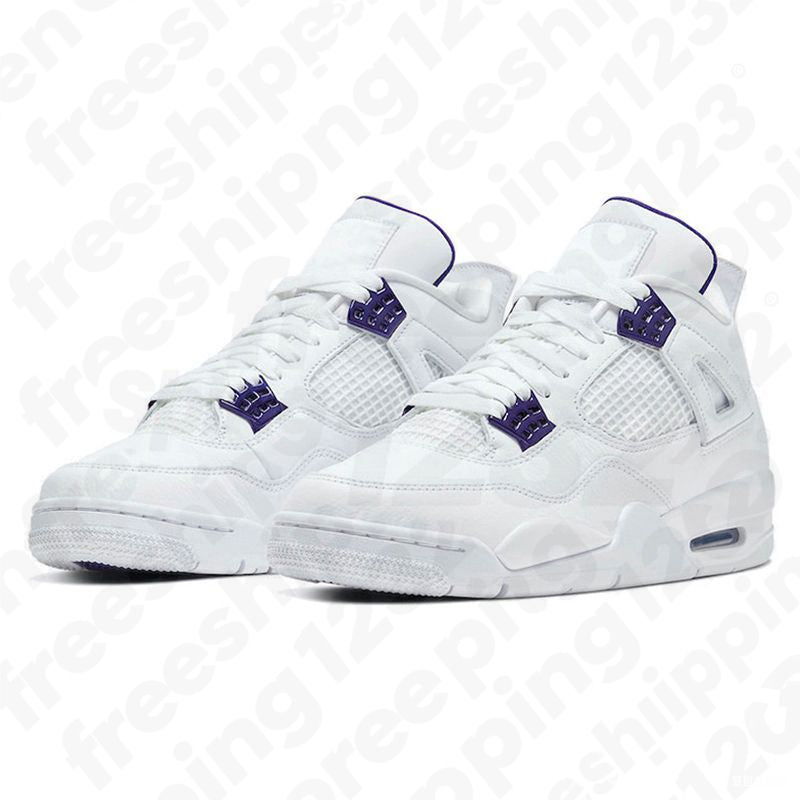 Free Shipping 4S Designer Trainers Basketball Shoes Men Women Forget Me Not Military Black Cat White Cement University Blue Outdoor Sports Outdoor Trainer Sneakers