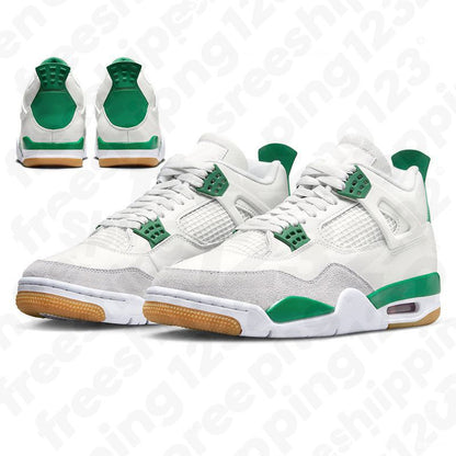 Free Shipping 4S Designer Trainers Basketball Shoes Men Women Forget Me Not Military Black Cat White Cement University Blue Outdoor Sports Outdoor Trainer Sneakers