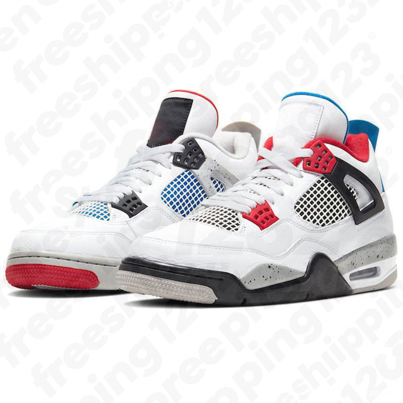 Free Shipping 4S Designer Trainers Basketball Shoes Men Women Forget Me Not Military Black Cat White Cement University Blue Outdoor Sports Outdoor Trainer Sneakers