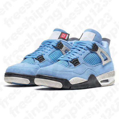 Free Shipping 4S Designer Trainers Basketball Shoes Men Women Forget Me Not Military Black Cat White Cement University Blue Outdoor Sports Outdoor Trainer Sneakers