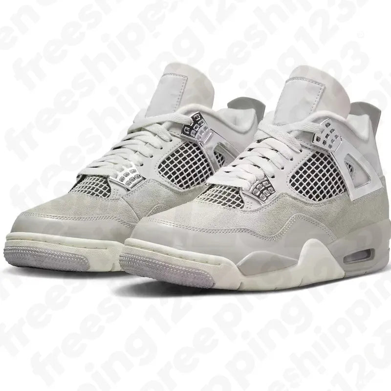 Free Shipping 4S Designer Trainers Basketball Shoes Men Women Forget Me Not Military Black Cat White Cement University Blue Outdoor Sports Outdoor Trainer Sneakers