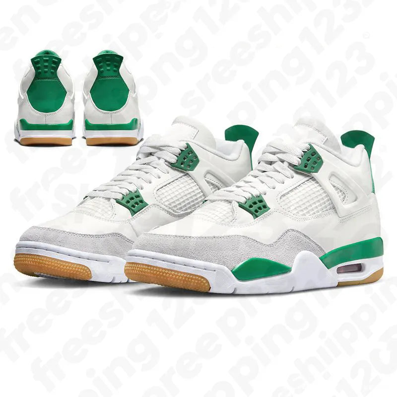 Free Shipping 4S Designer Trainers Basketball Shoes Men Women Forget Me Not Military Black Cat White Cement University Blue Outdoor Sports Outdoor Trainer Sneakers